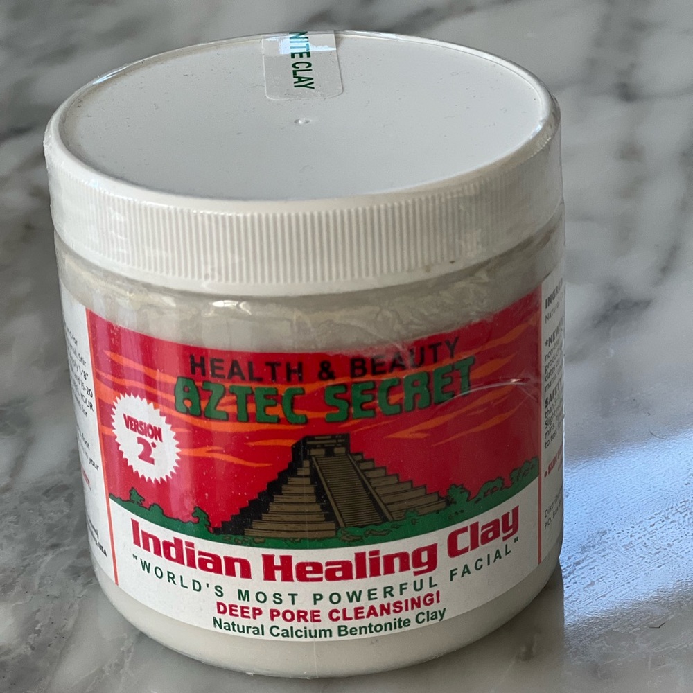 Unopened Aztec Indian healing clay